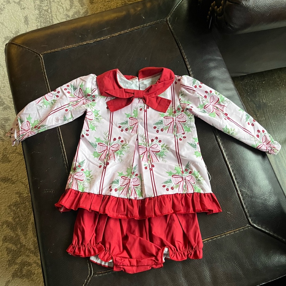 Festive Red and White Kids Matching Set